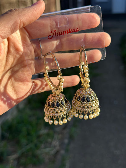 Hala - Bali jhumke 11 colours available