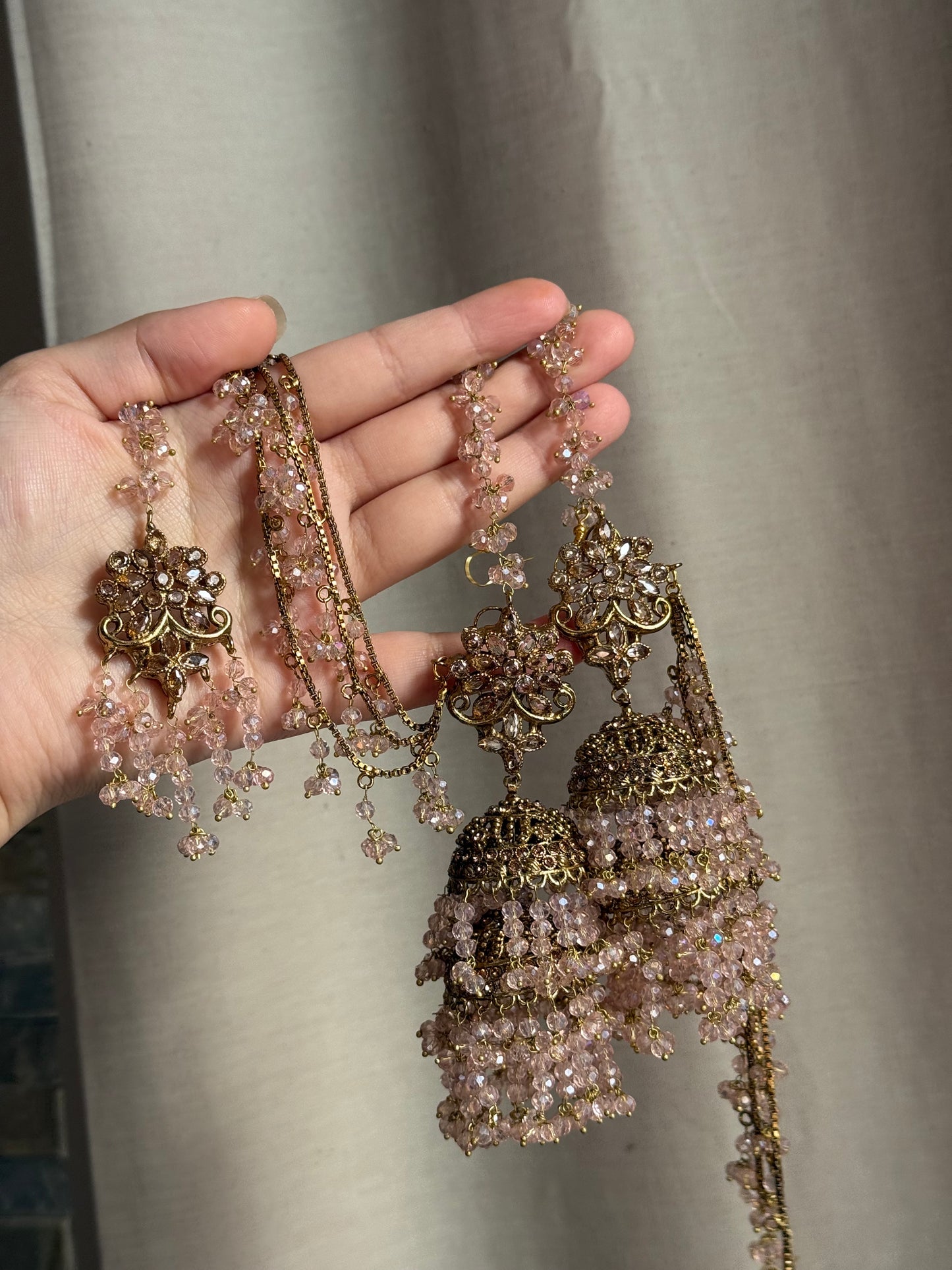DUA - Sahara Jhumke with tikka | available in 20 colours