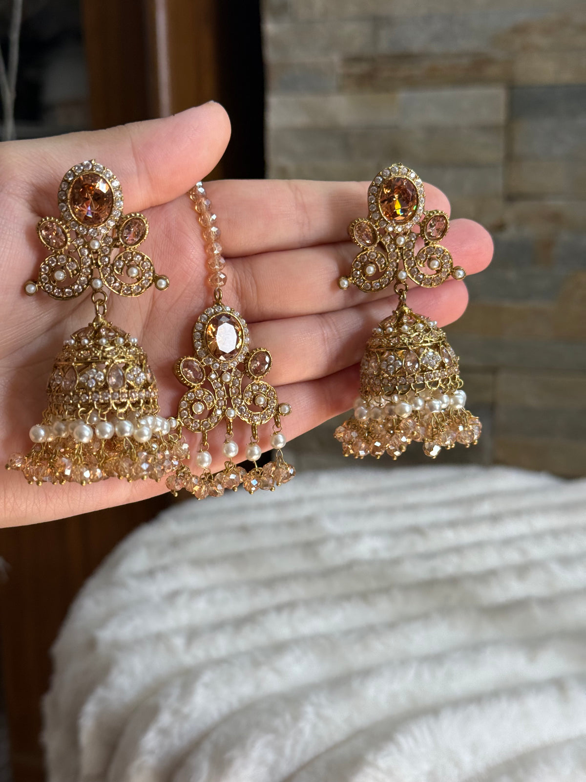 MILA - Jhumke tikka set | 9 colours available