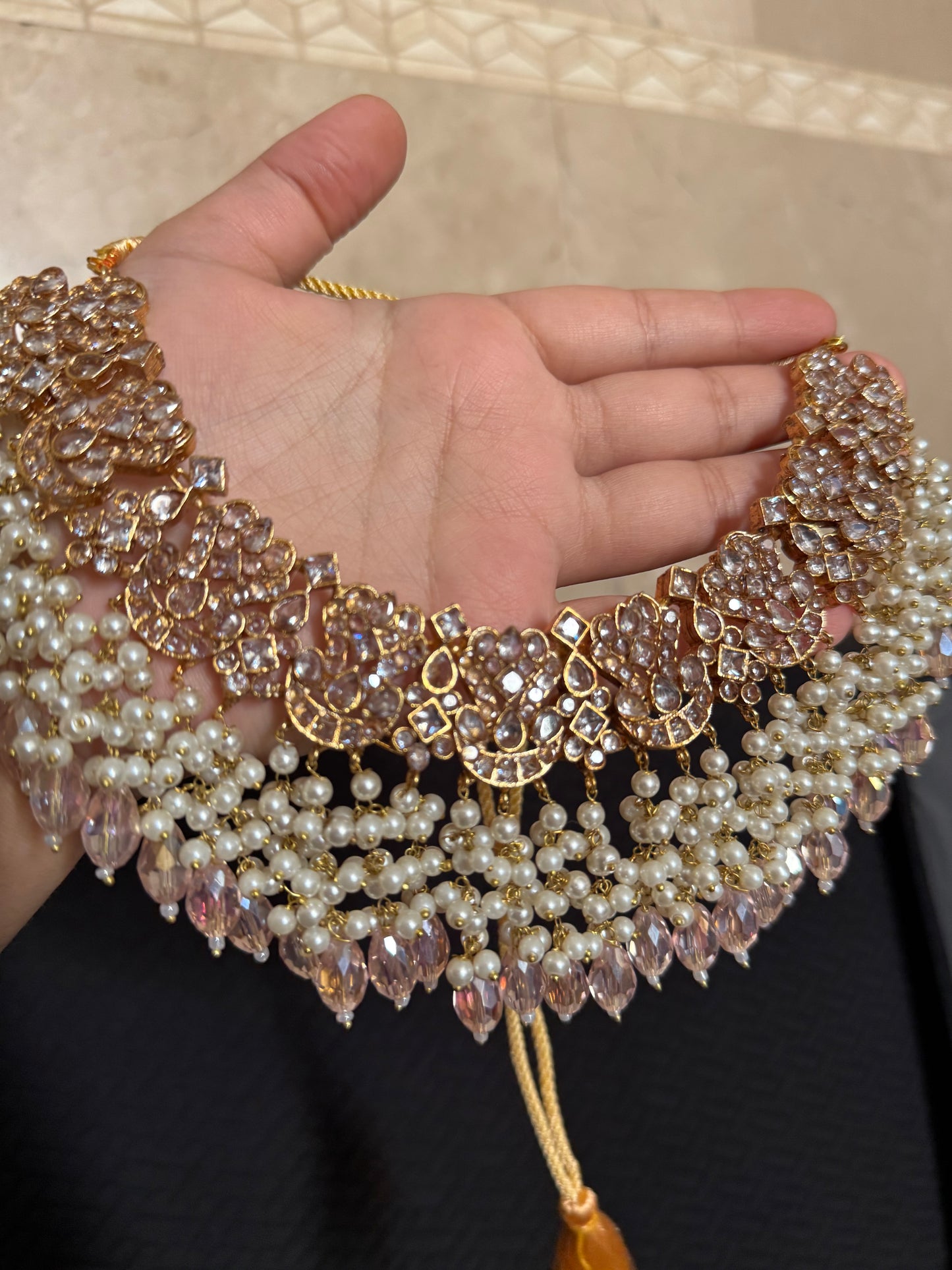 NISA - Bridal set | includes Necklace, jhumar, sahara jhumke & tikka