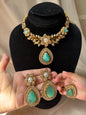RANIA - Turkish necklace set with earrings and tikka | available in 12 colours