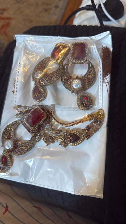 ADAA - Necklace set with earrings | available in 14 colours