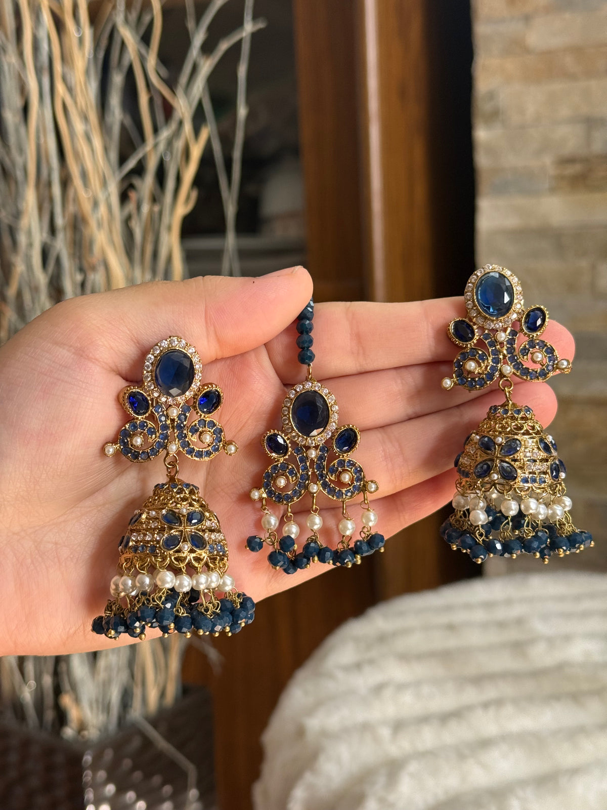 MILA - Jhumke tikka set | 9 colours available