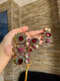 HELEN - Choker set with earrings and tikka | available in 8 colours