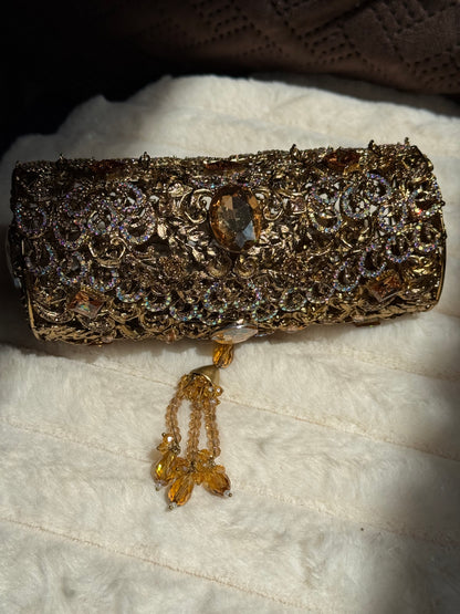 Bridal clutches with chain | available in 3 colours