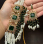 SALINAA - Choker set with Jhumke & Tikka | available in 14 colours