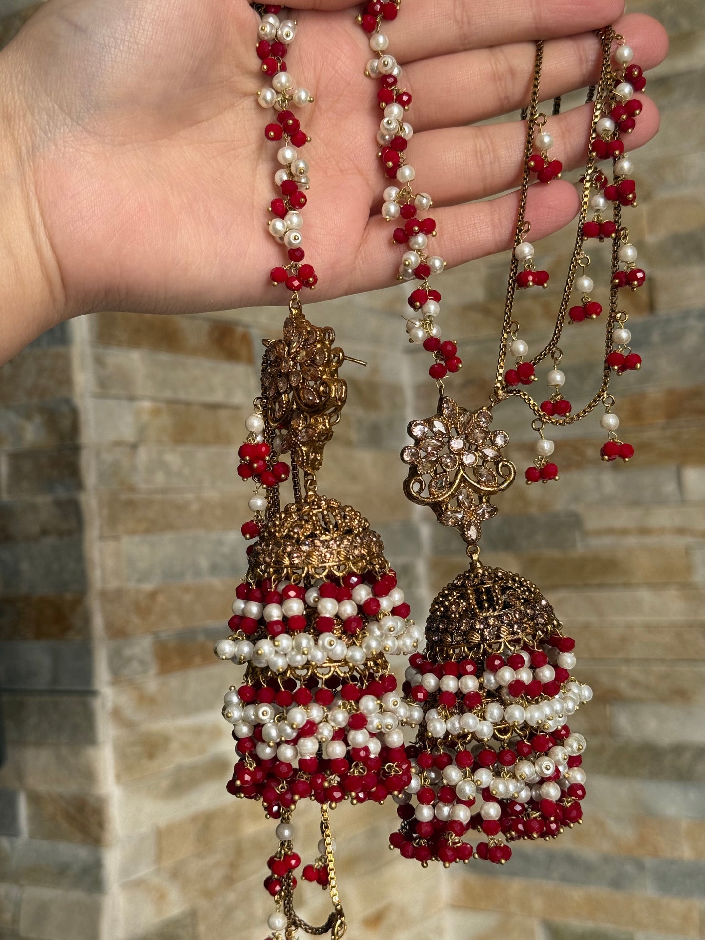 DUA - Sahara Jhumke with tikka | available in 20 colours