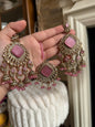 DERIN - Earrings & Tikka set | available in 11 colours | Ammysglamour