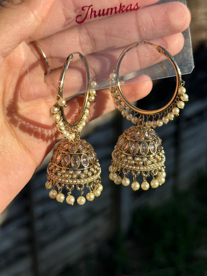 Hala - Bali jhumke 11 colours available