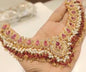 AMIRA - 6 pieces Bridal set | includes Mala, Necklace, Choker, Jhumar, Jhumke & Tikka | Colours available