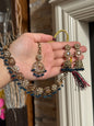 WAFA - Necklace set with jhumke and tikka | available in 10 colours