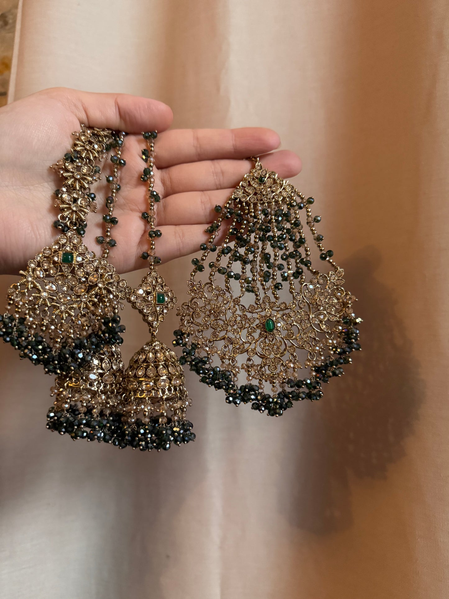 HEER - Jhumar, Jhumke & Tikka set | available in 6 colours