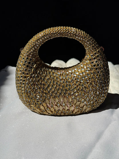 KUNDAN clutches SMALL | available in different designs & colours