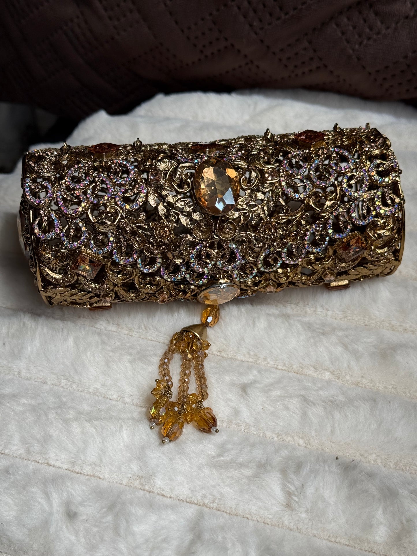Bridal clutches with chain | available in 3 colours