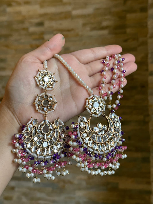 NEHILL - Sahara Earrings with TIKKA | available in 12 colours