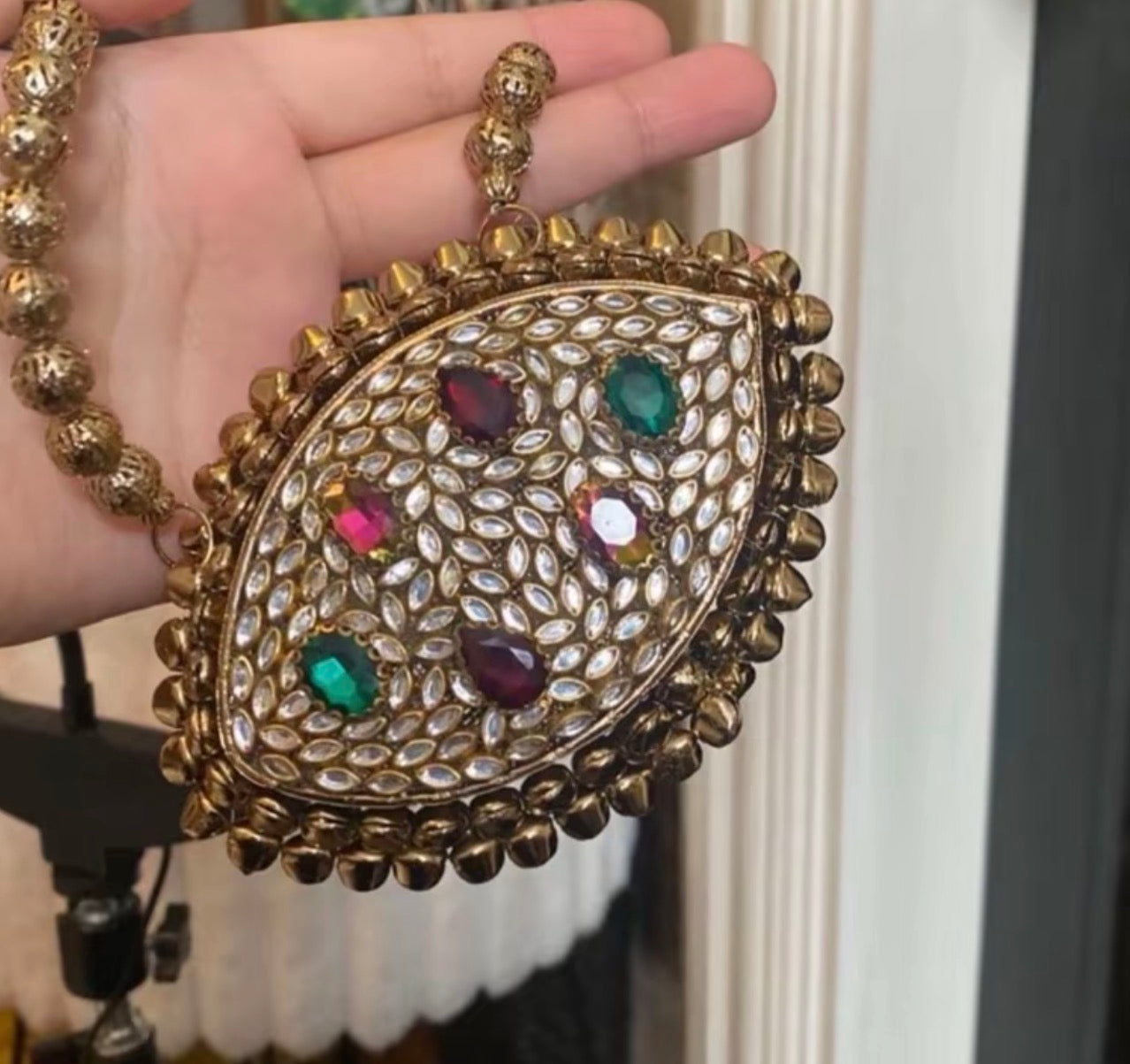GUNGROO Kundan Bags | different designs & Colours available