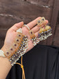 ALAYA - 30 colours available | Choker set with Jhumke and tikka