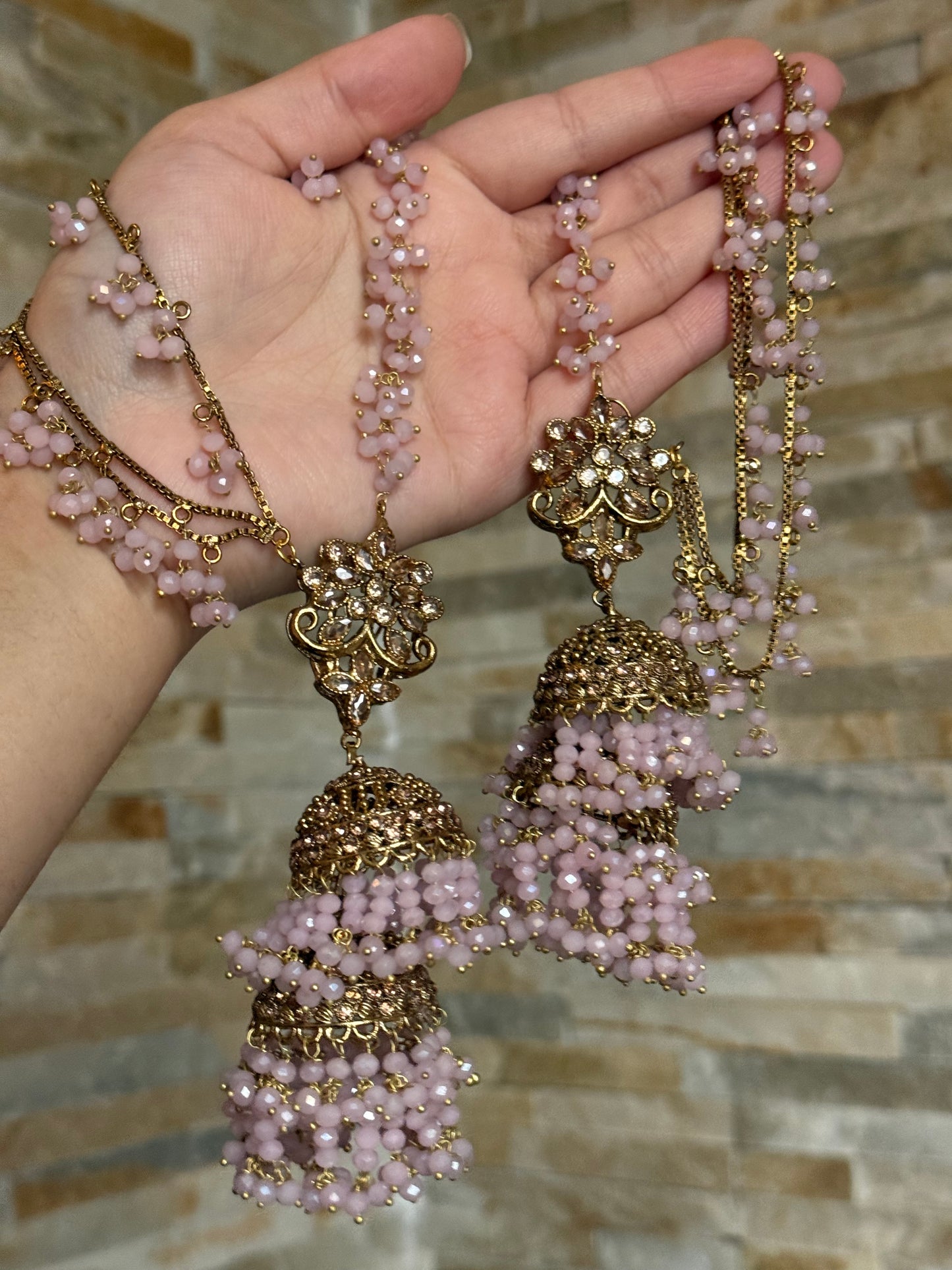 DUA - Sahara Jhumke with tikka | available in 20 colours