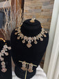 MAHRUKH - AD Necklace with earrings and tikka available | available in 7 colours