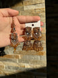 NAQSH - Jhumke Tikka Set with Intricate Design Available in 10 Colours for Stylish Accessories