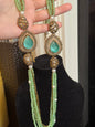 Long Mala with earrings | available in 6 colours