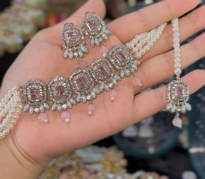 Afreen - Small choker set 11 Colours available