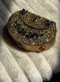 Kundan clutch bags | with chain available in 13 colours