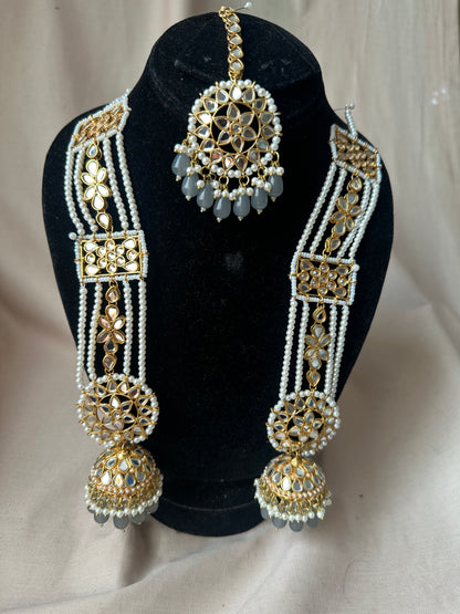 AYZA - Sahara jhumke with tikka | available in 9 colours
