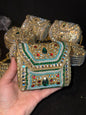 KUNDAN clutches SMALL | available in different designs & colours