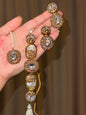 LIVIA - Turkish Choker set with earrings & Tikka | colours available
