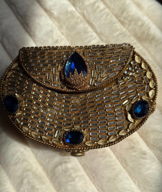 Kundan clutch bags | with chain available in 13 colours