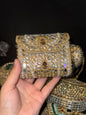 KUNDAN clutches SMALL | available in different designs & colours