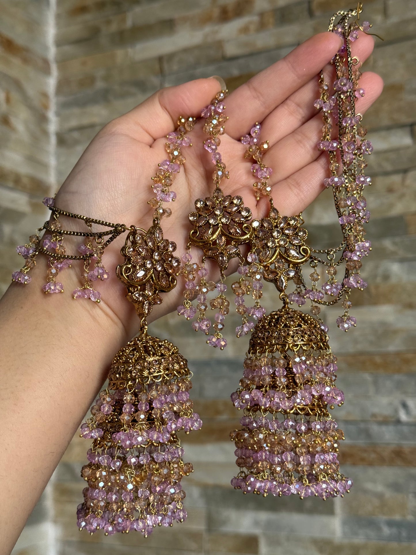 DUA - Sahara Jhumke with tikka | available in 20 colours