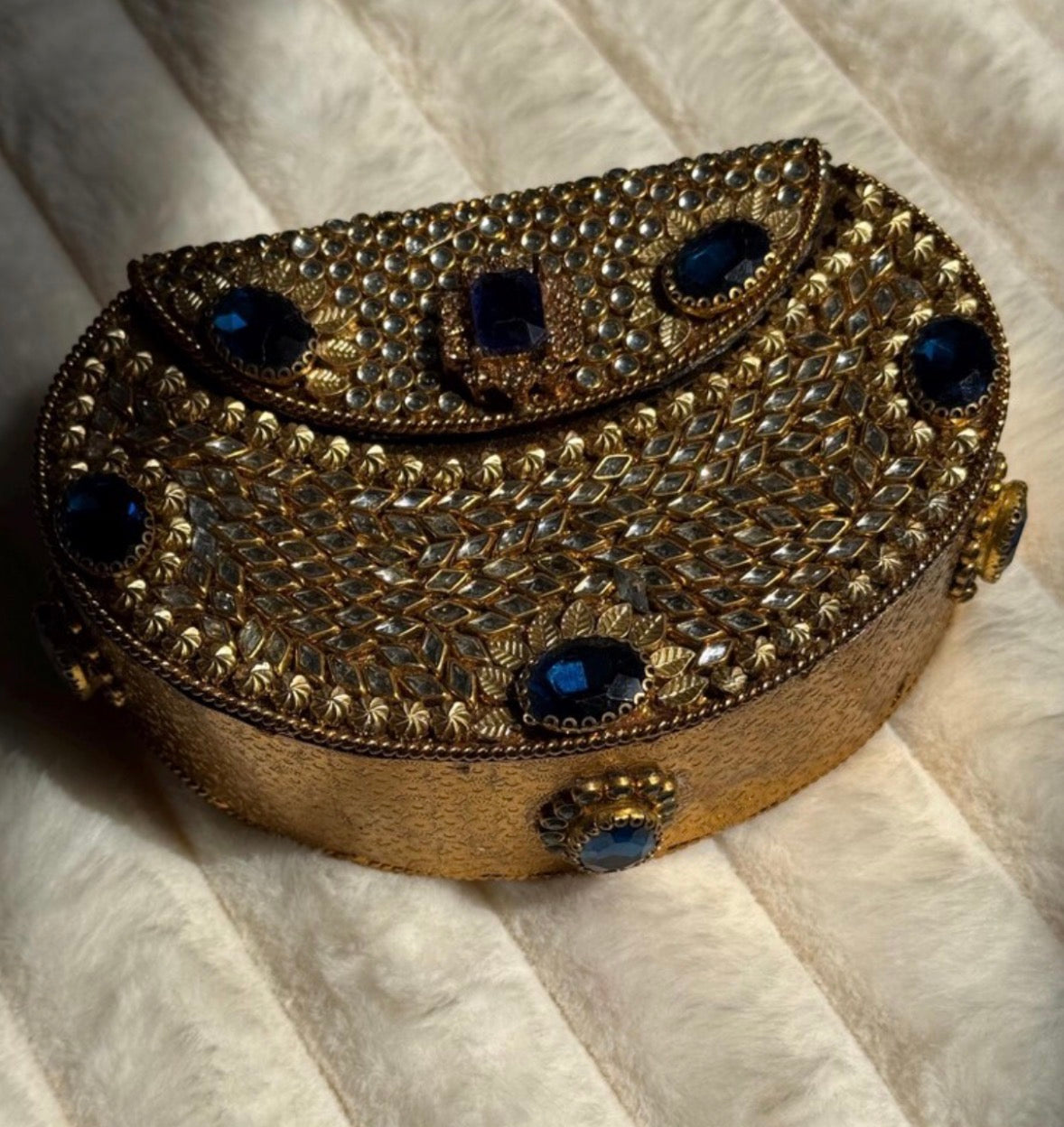 Kundan clutch bags | with chain available in 13 colours