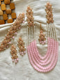 HIRA - 10 colours available | 4 pieces Mala set ~ includes: Mala, choker, earrings and tikka