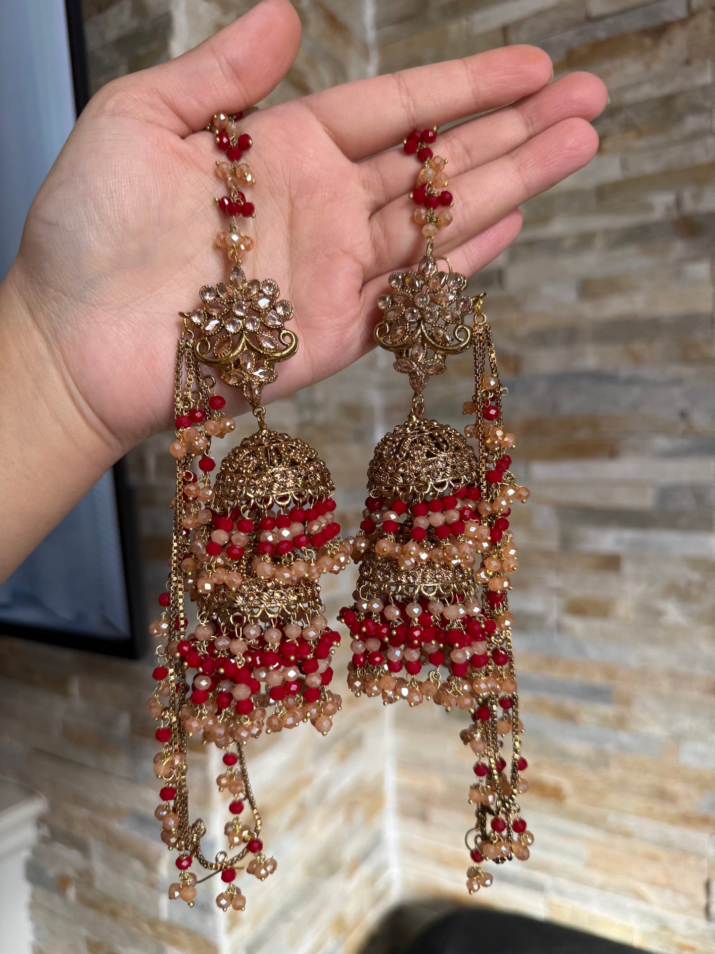 DUA - Sahara Jhumke with tikka | available in 20 colours