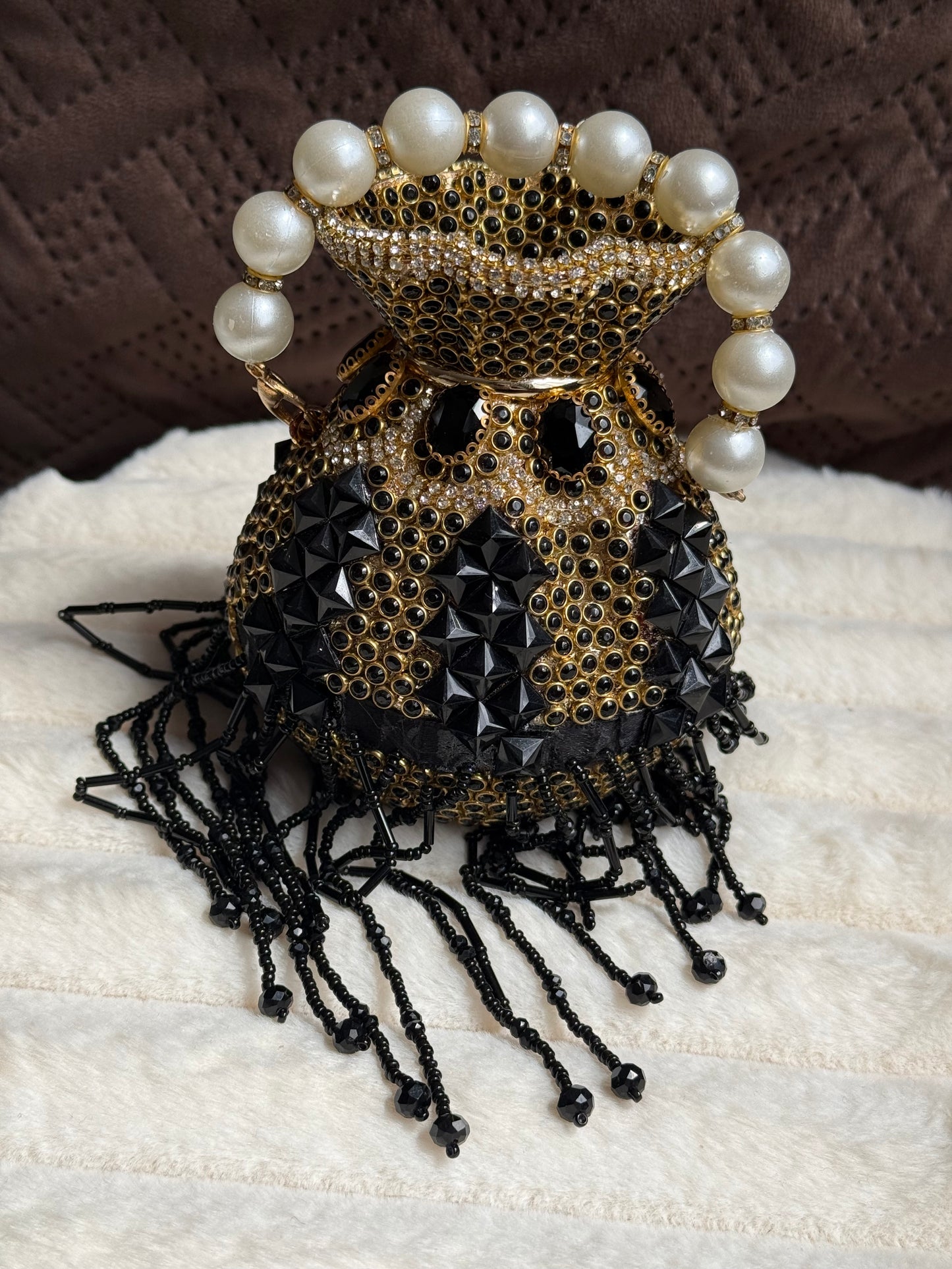 Kundan Potli Bags with pearls chain and gold chain | different colours available