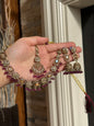 WAFA - Necklace set with jhumke and tikka | available in 10 colours