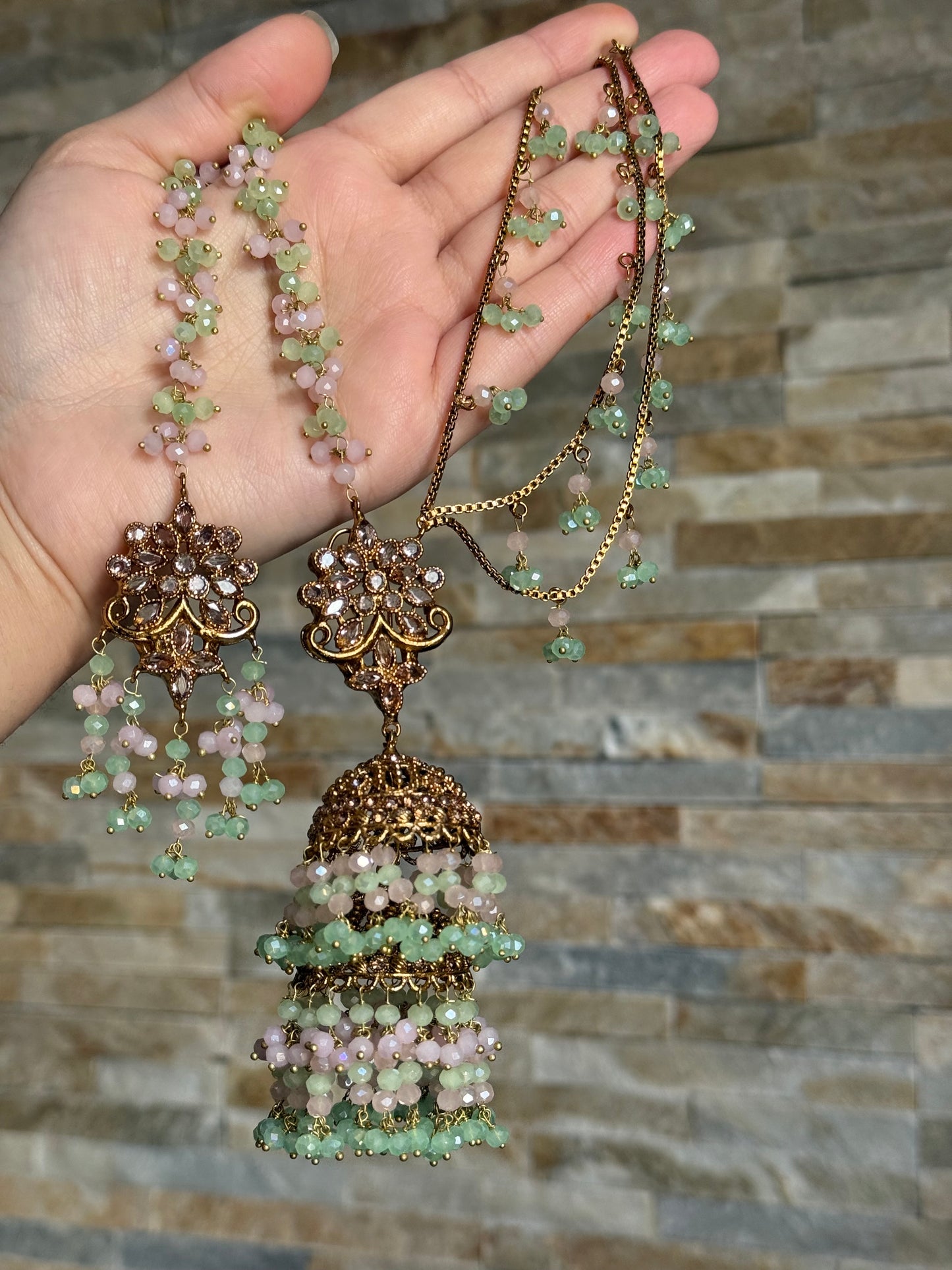 DUA - Sahara Jhumke with tikka | available in 20 colours