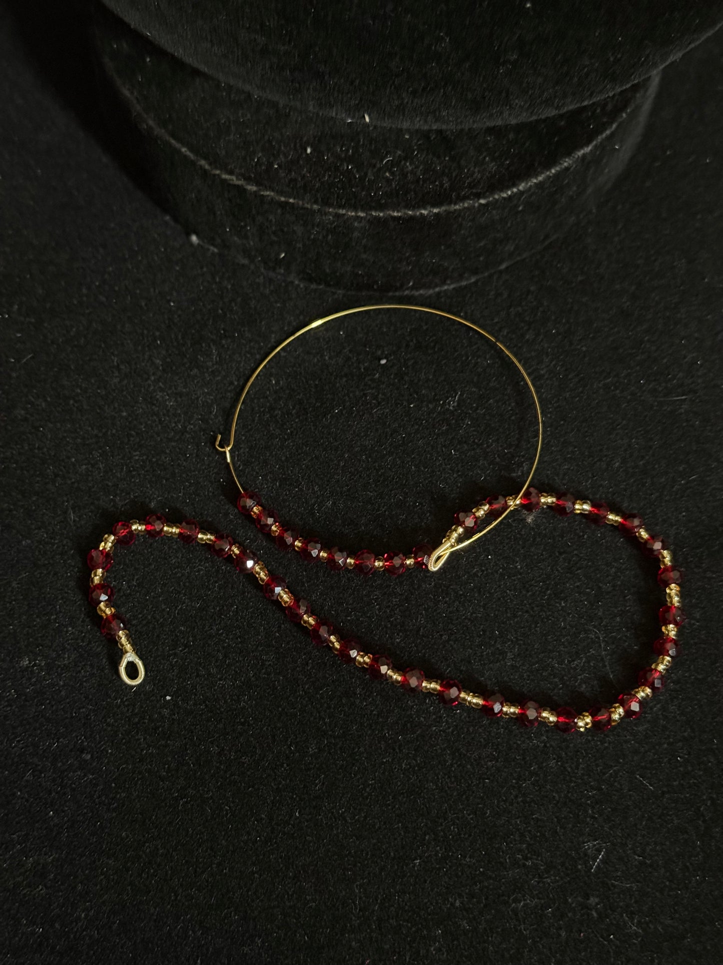 AMAYA - Heavy bridal set | Necklace, jhumar, jhumke, tikka & nose ring