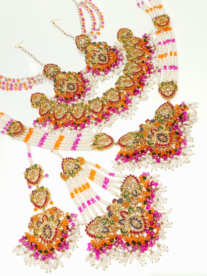 Naimal - Mehndi Bridal set available in 3 colours