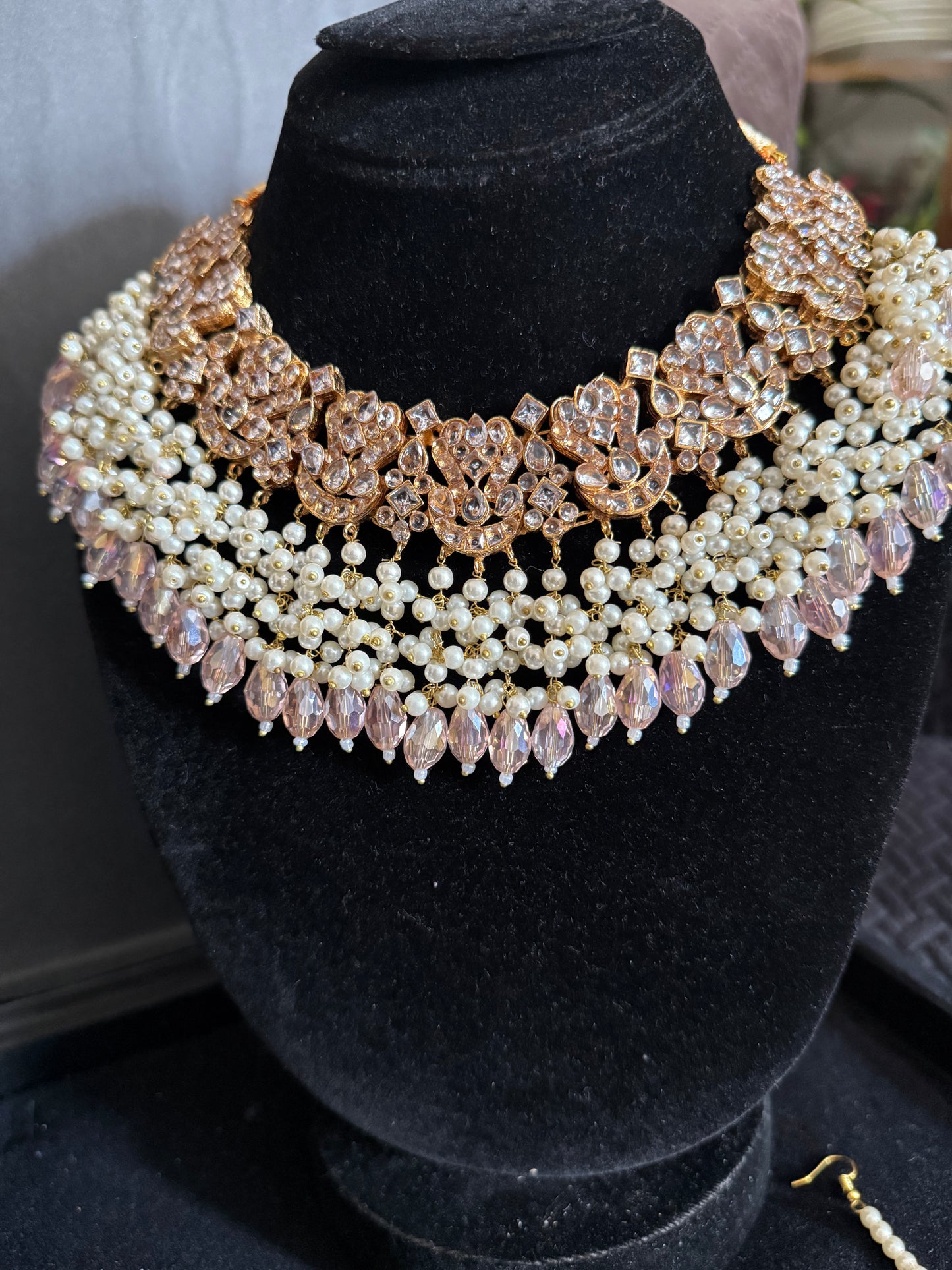 NISA - Bridal set | includes Necklace, jhumar, sahara jhumke & tikka
