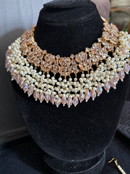 NISA - Bridal set | includes Necklace, jhumar, sahara jhumke & tikka