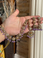 WAFA - Necklace set with jhumke and tikka | available in 10 colours
