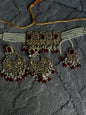 MADU - Choker with earrings & Tikka | available in 7 colours