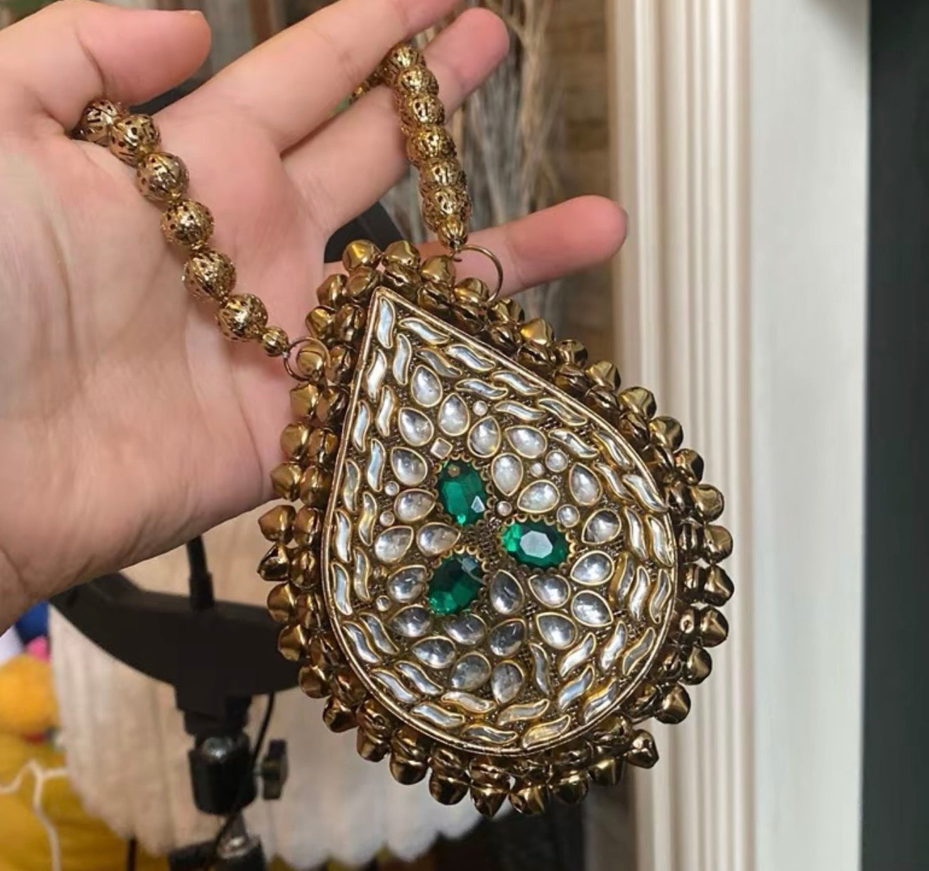 GUNGROO Kundan Bags | different designs & Colours available
