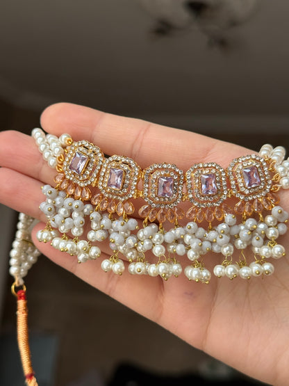 Hania – Choker-Set in 15 atemberaubenden Farben!