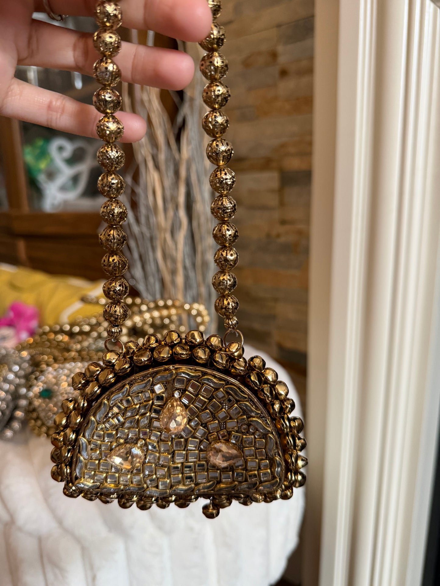 GUNGROO Kundan Bags | different designs & Colours available