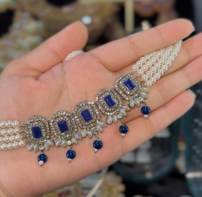 Afreen - Small choker set 11 Colours available