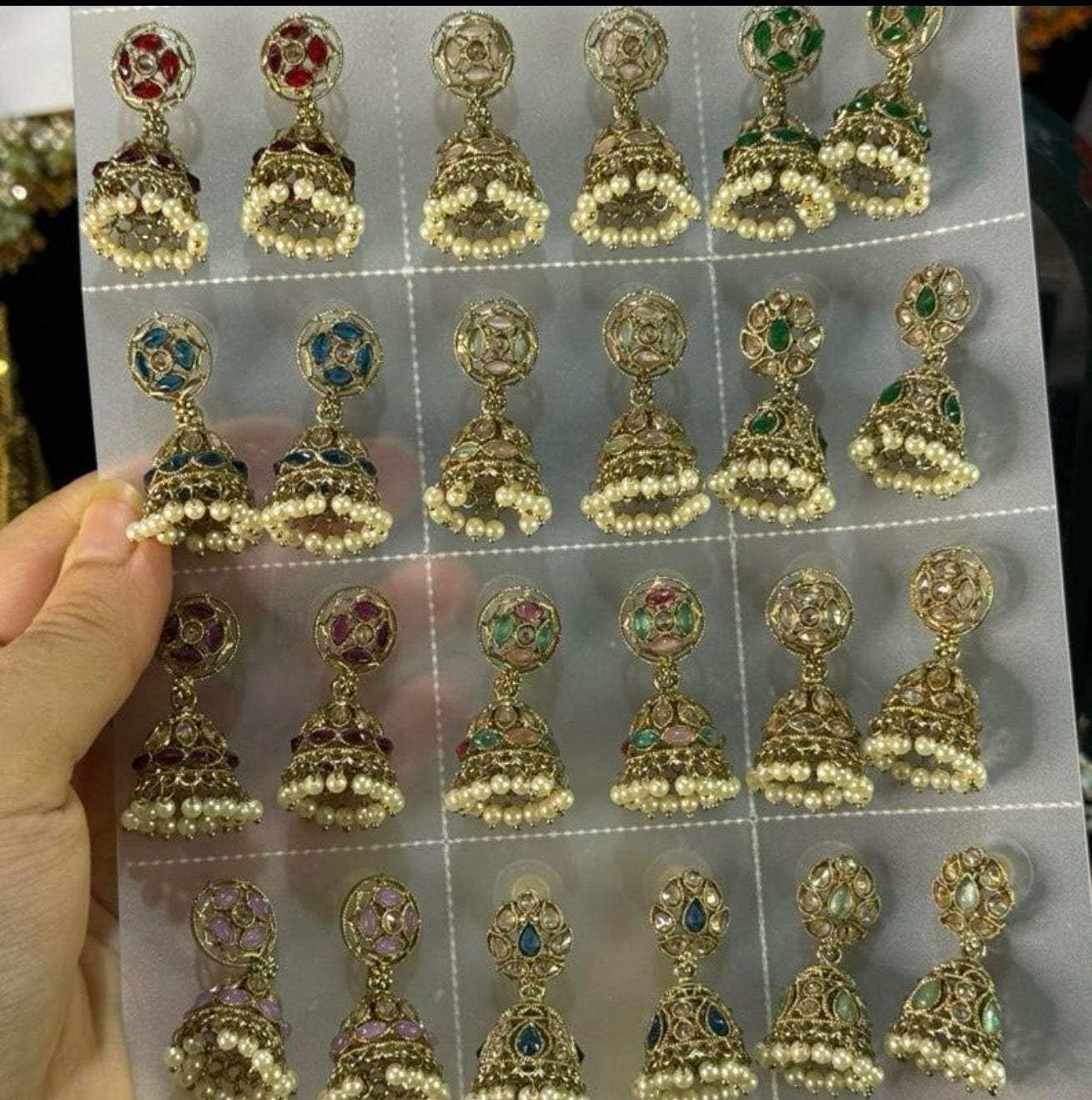 Mini Jhumkas AD | and GOLD
